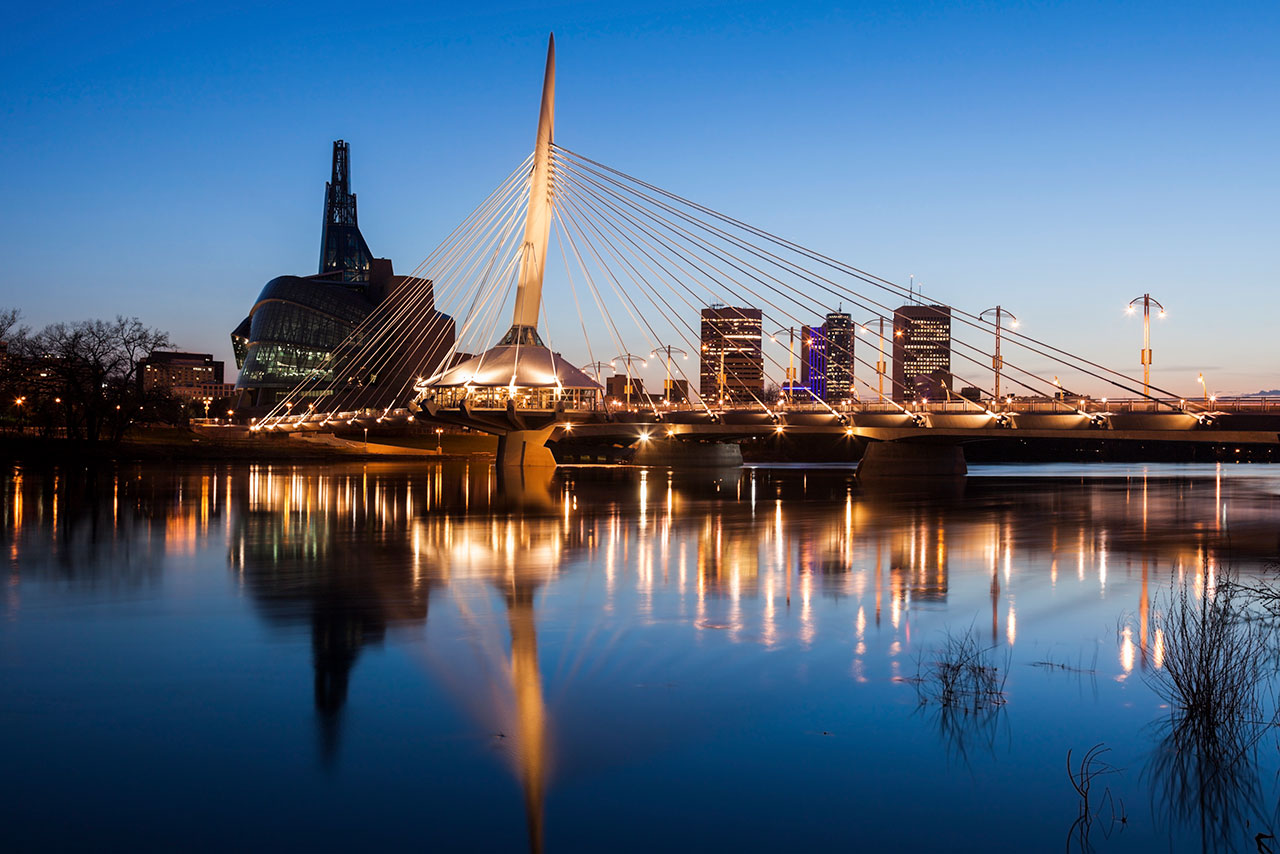 The Bridge at The Forks, Downtown Winnipeg